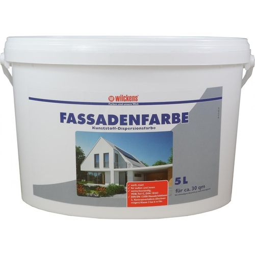 Wilckens Fassadenfarbe weiß 5l