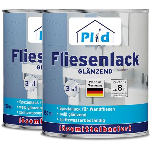 Premium Fliesenlack Fliesen Lack Fliesenfarbe Fliesen steichen Weiß -Glänzend