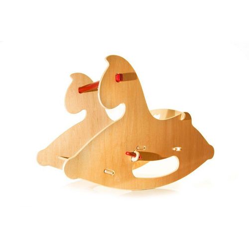 MOOVER Toys - Schaukelpferd aus Holz (natur) / rocking horse