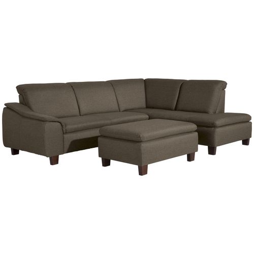 Aaron Sofa 2,5-Sitzer links mit Ecksofa rechts sahara