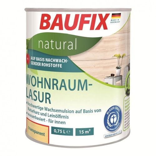 BAUFIX natural Wohnraumlasur transparent 2- er Set