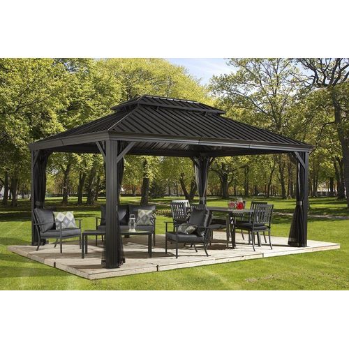 Sojag Aluminium Pavillon Messina 12x16 anthrazit