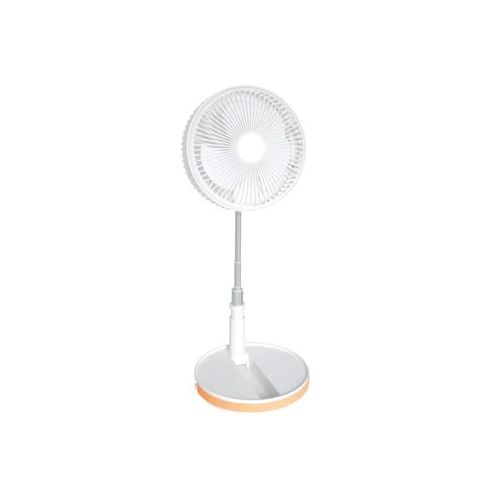 Teleskop Ventilator COOL faltbar 20 cm mit 5 Volt Akku weiß