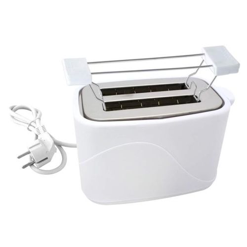 Toaster 700 Watt weiß mit Aufsatz Scheibentoaster Toast