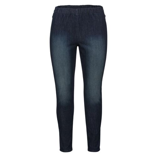 Jeggings mit Used-Effekten, blue black Denim, Gr.42