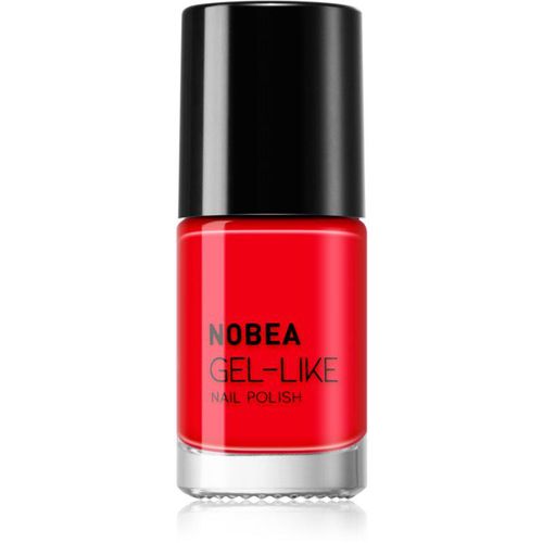NOBEA Day-to-Day Gel-like Nail Polish Nagellak met gel effect Tint Ladybug red #N08 6 ml