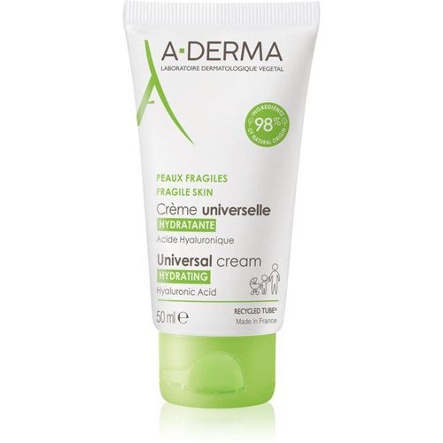 A-Derma Universal Cream Universele Crème met Hyaluronzuur 50 ml