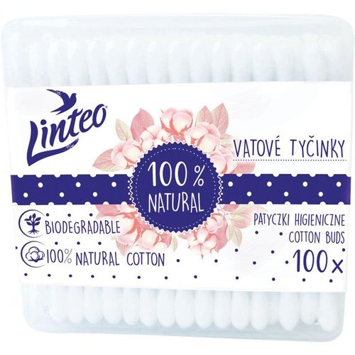 Linteo Natural wattenstaafjes box 100 st