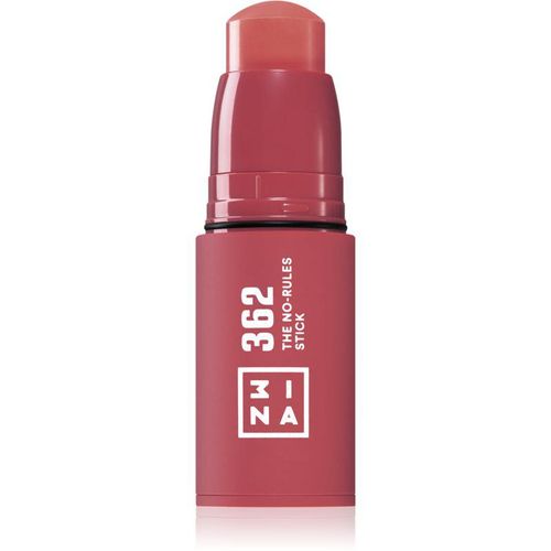 3INA The No-Rules Stick multifunctioneel potlood voor ogen, lippen en wangen Tint 362 - Pink 5 g