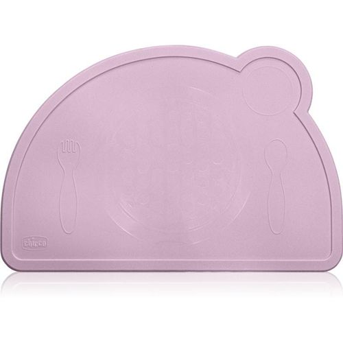 Chicco Placemat siliconen onderlegger Pink 18m+ 1 st