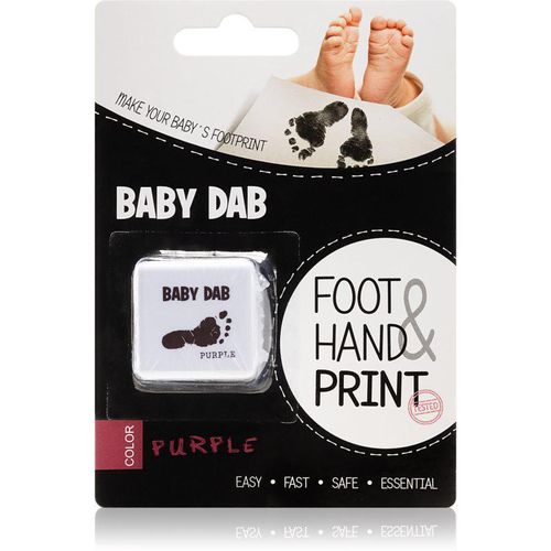 Baby Dab Foot & Hand Print Purple verf voor kinderafdrukken 1 st