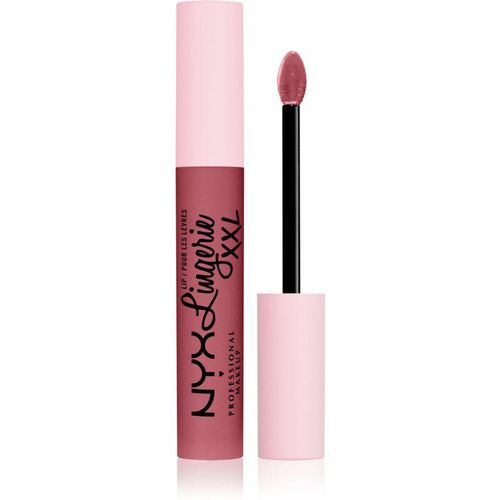 NYX Professional Makeup Lip Lingerie XXL vloeibare lippenstift met matte finish Tint 04 - Flaunt It 4 ml