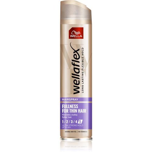 Wella Wellaflex Fullness For Thin Hair haarlak met extra sterke fixatie voor Flexibiliteit en Volume 250 ml
