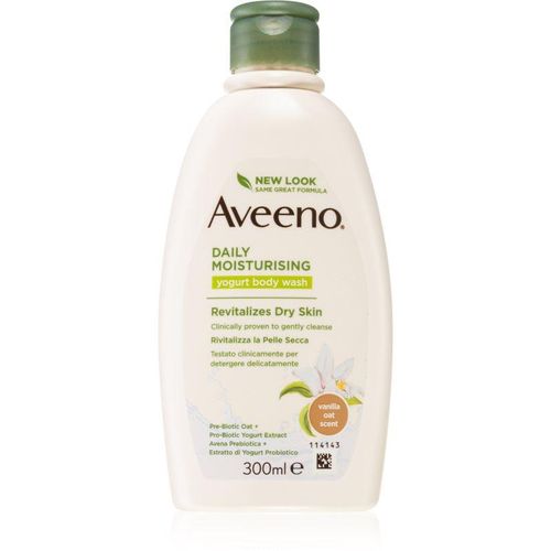 Aveeno Daily Moisturising Yoghurt body wash Voedende Douchegel Vanilla & Yoghurt 300 ml