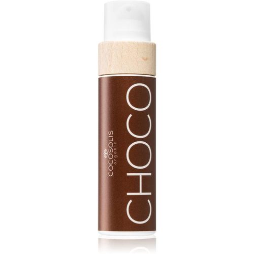 COCOSOLIS CHOCO verzorgende zonnebrandolie zonder Beschermingsfactor met geur Chocolate 110 ml