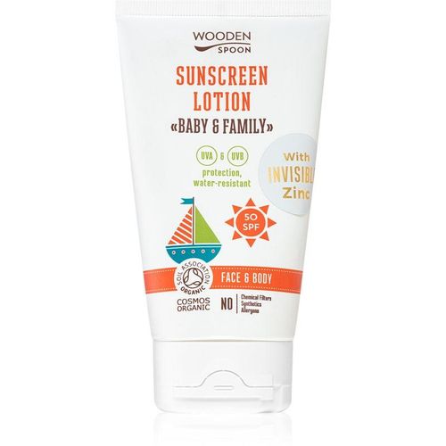 WoodenSpoon Baby & Family Beschermende Zonnebrandlotion voor de hele Familie SPF 50 150 ml