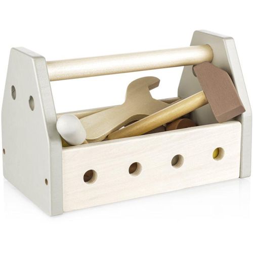 Zopa Wooden Tool Box ensemble d’accessoires Brown 14 pcs