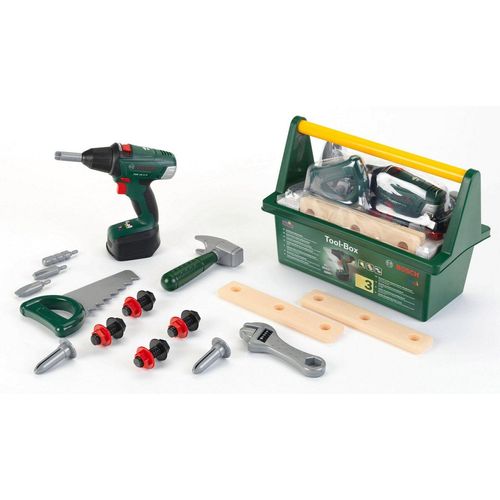 Klein Spielwerkzeugkoffer Bosch Werkzeug-Box, grün
