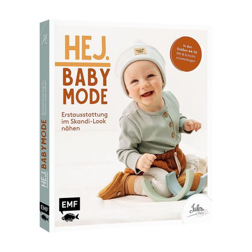 Buch „Hej. Babymode – Erstausstattung im Skandi-Look nähen“