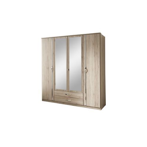 Kleiderschrank Duo - holzfarben - 179 cm - 199 cm - 58 cm - Sconto