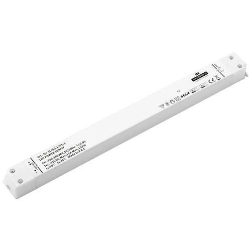 Dehner Elektronik SL 150-12VF-1 LED-Trafo, LED-Treiber Konstantspannung 150 W 11 A 12 V/DC Möbelzulassung, Überlastschutz, Überspannung 1 St.