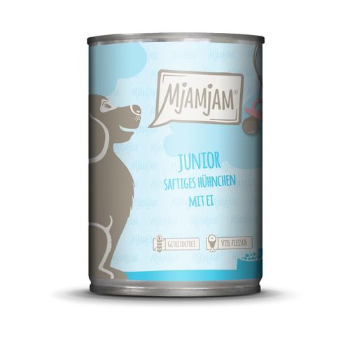 MjAMjAM Junior saftiges Hühnchen mit Ei 6x400g