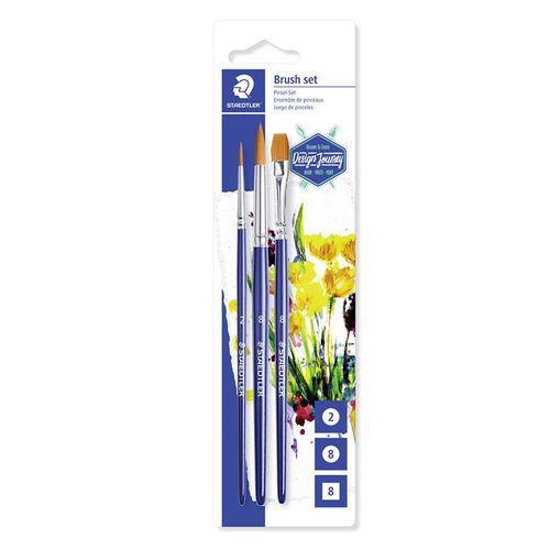 Staedtler Brush set 3pc on blistercard