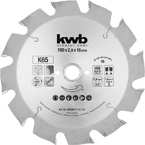 kwb 586544 Kreissägeblatt 190 x 16 mm 1 St.