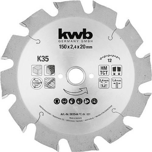 kwb 583544 Kreissägeblatt 150 x 20 mm 1 St.
