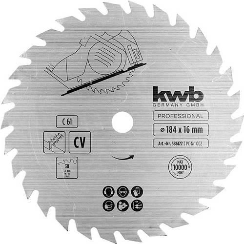 kwb 586122 Kreissägeblatt 184 x 16 mm 1 St.