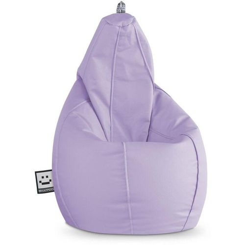 Sitzsack Birne aus Kunstleder Lavendel xxl Lavendel – Lavendel
