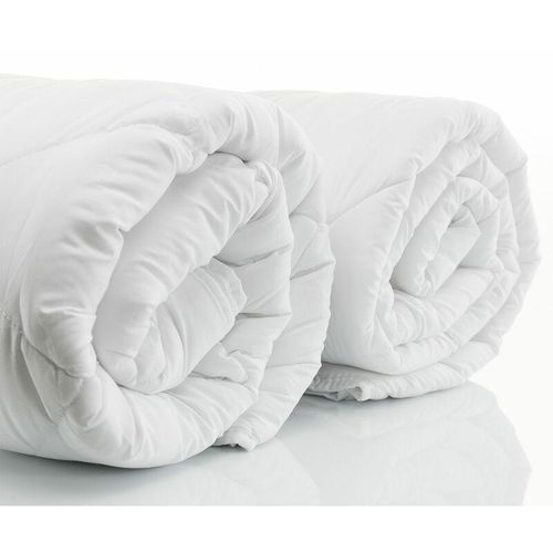 Basic 4-Jahreszeiten Bettdecke Emily 135 x 200 cm weiß - Weiß - Etérea