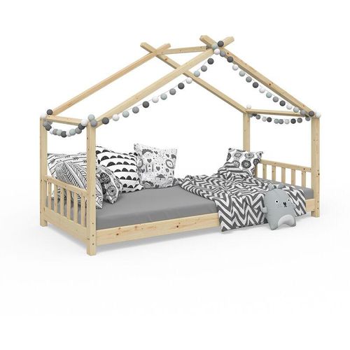 Kinderbett Design“ 200x90cm Natur Vitalispa