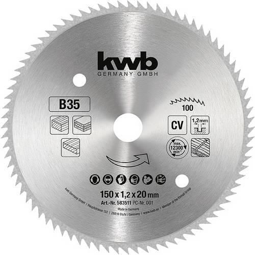 kwb 583511 Kreissägeblatt 150 x 20 mm 1 St.