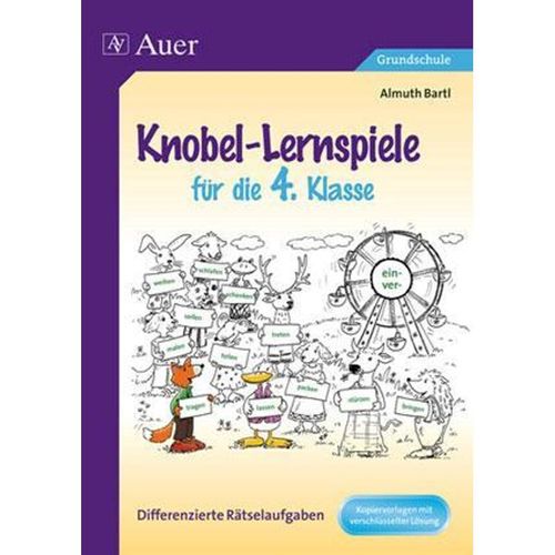 Knobel-Lernspiele für die 4. Klasse - Almuth Bartl, Geheftet