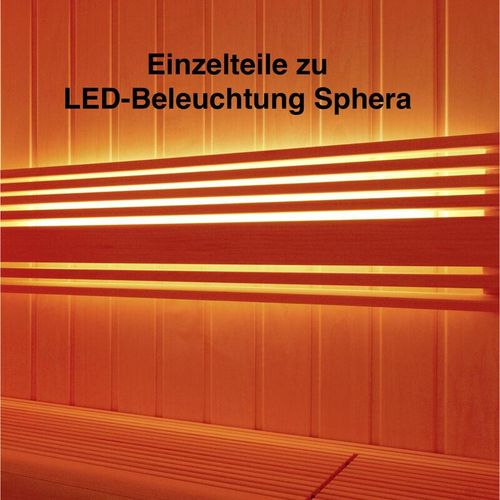 LED-Beleuchtung Sphera – Röhre 50 cm – 2 Anschlüsse – eek: g – Saunaleuchte – Infraworld