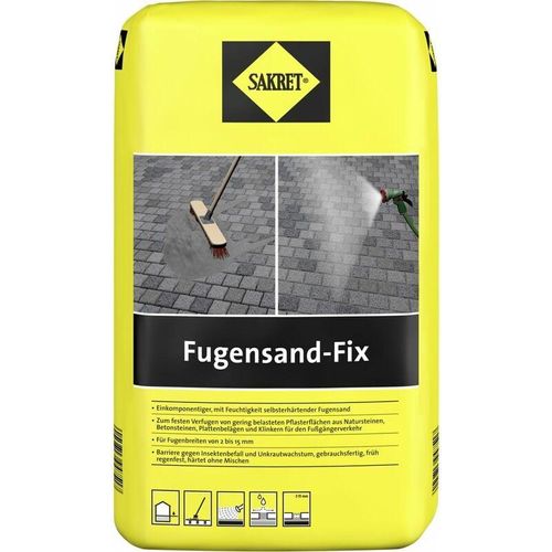 Sakret - Fugensand fix grau 15 kg Fugenmaterial & Spielsand