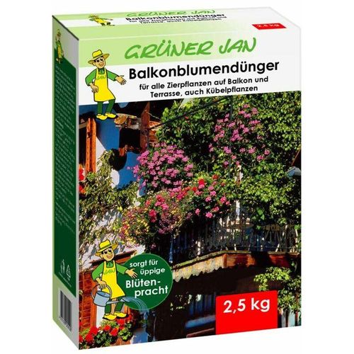 7x 2,5 kg Balkonblumendünger Zierf- & Kübelpflanzen, für reiche Blütenbildung