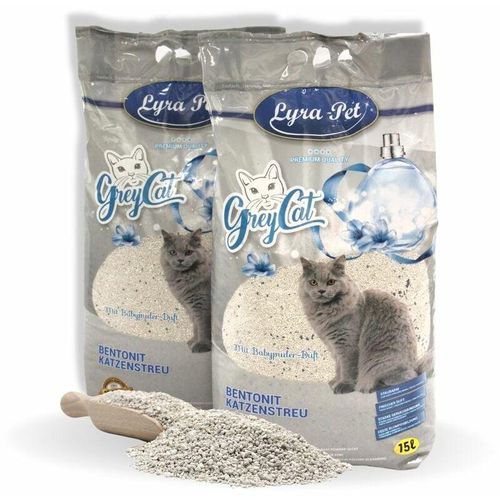 Lyra Pet - 2 x 15 Liter ® GreyCat® Katzenstreu