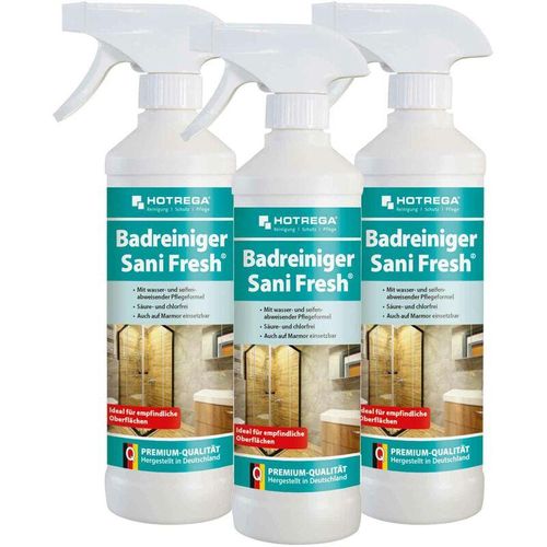 Badreiniger Sani Fresh 500 ml – Fliesenreiniger, Sanitärreiniger, Armaturenreiniger – Hotrega