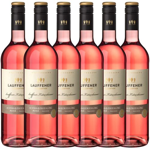 Lauffener Katzenbeißer Schwarzriesling Rosé QbA trocken 0,75l - 6er Karton