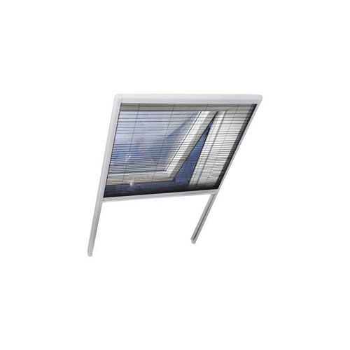 Insektenschutz Dachfenster Plissee 80x160cm weiß