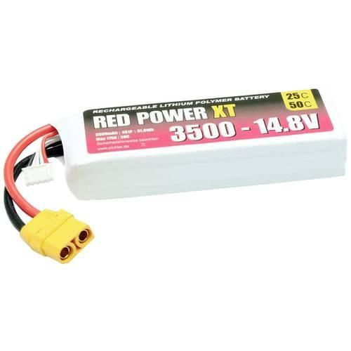 Red Power Modellbau-Akkupack (LiPo) 14.8 V 3500 mAh Softcase XT90