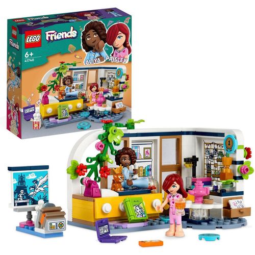 LEGO® Konstruktionsspielsteine Aliyas Zimmer (41740), LEGO® Friends, (209 St), Made in Europe, bunt