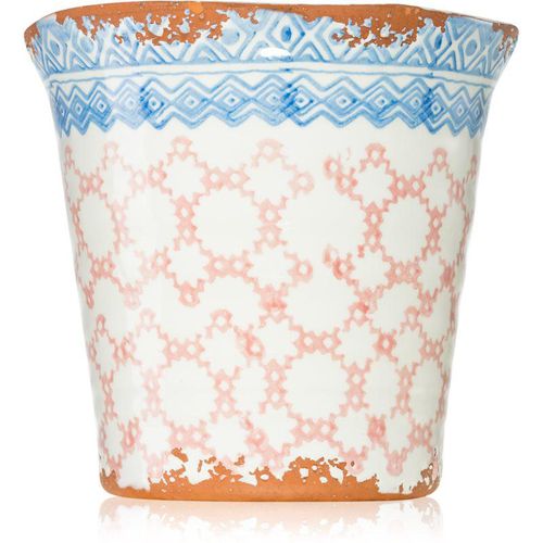 Wax Design Ethnic Pink Blue outdoor candles 14x14 cm