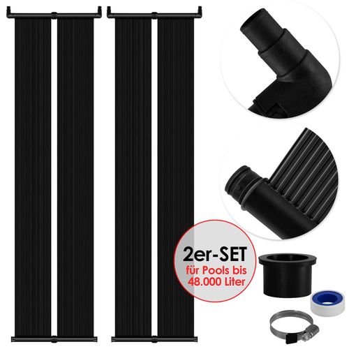 KESSER® Solarkollektor Poolheizung cm, Warmwasser Heizung Solarheizung für Pools l Beliebig erweiterbar l UV-beständiger Kunststoff