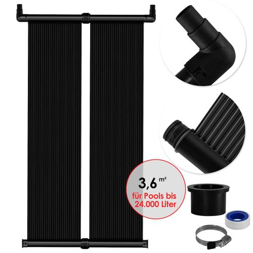 KESSER® Solarkollektor Poolheizung cm, Warmwasser Heizung Solarheizung für Pools l Beliebig erweiterbar l UV-beständiger Kunststoff