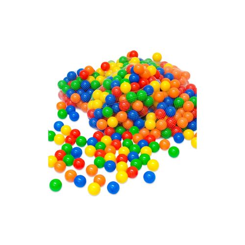 450 bunte Bälle für Bällebad 5,5cm Babybälle Plastikbälle Baby Spielbälle