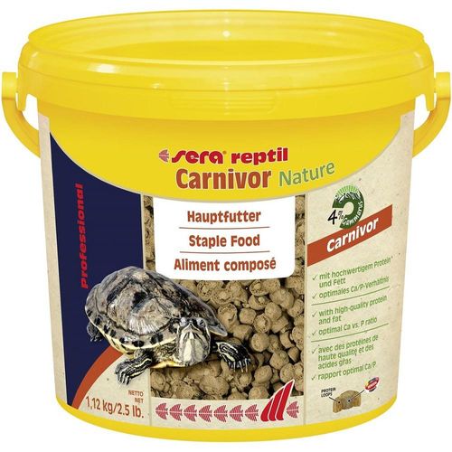 sera reptil Professional Carnivor Nature 3,8 l / 1,12 kg Reptilienfutter