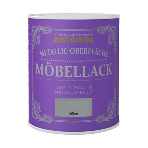 Möbellack Metallic-Oberfläche 750ml silber – Rust-oleum